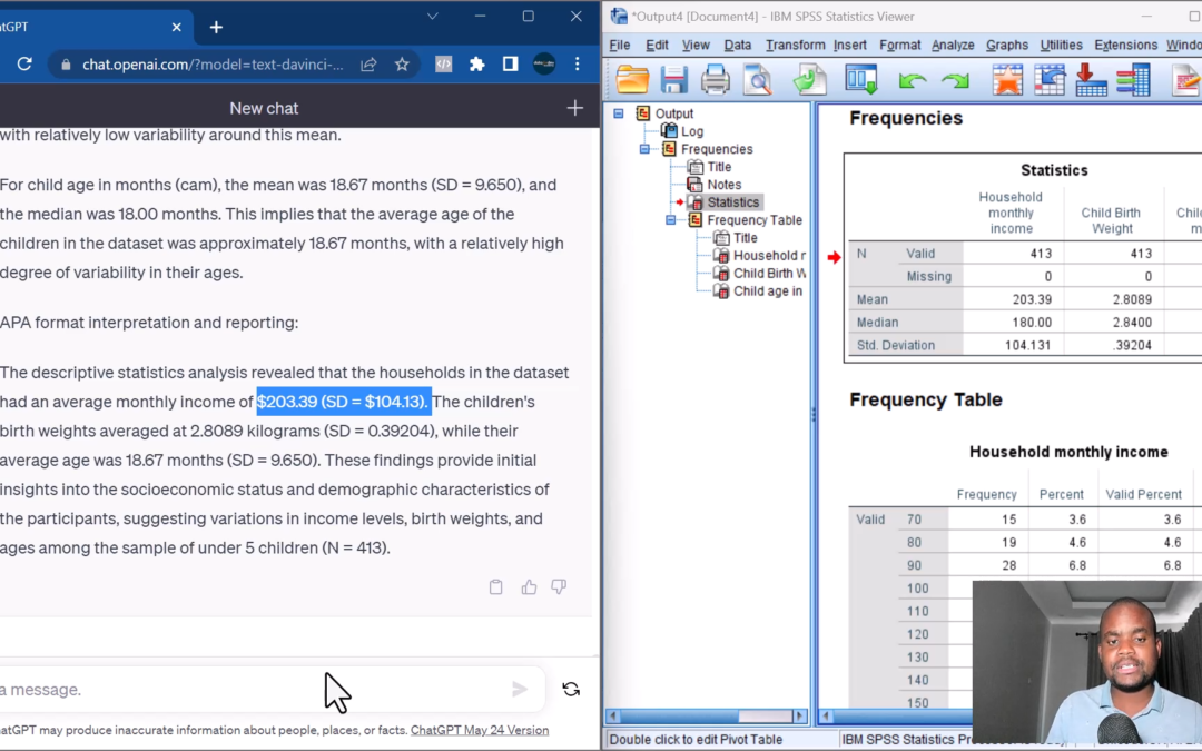 How you can use ChatGPT to analyze data in SPSS